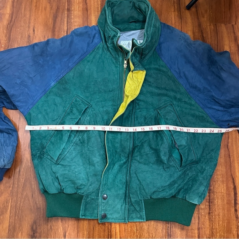 Sawyer Of Napa Sport Vintage Leather Jacket Size Large - Picture 6 of 8